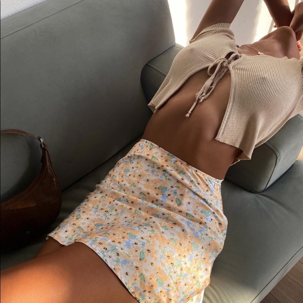 Princess Polly Fine lines mini skirt